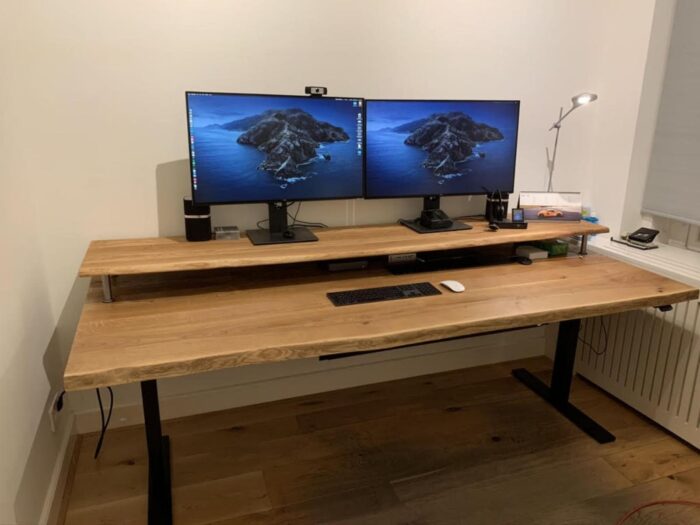 foto Schreibtischplatte Eiche 3