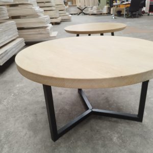 foto tischplatte holz rund eiche 3